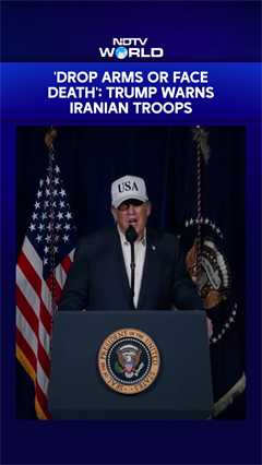 Israel Attacks Iran | &lsquo;Drop Arms Or Face Death&rsquo;: Trump Warns Iranian Troops