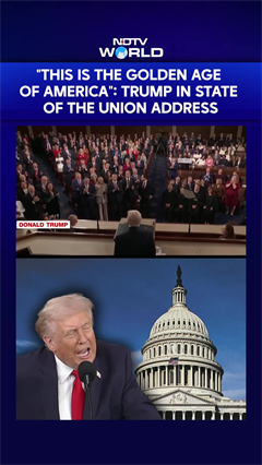 Trump News | "This Is The Golden Age Of America": Trump In State Of The Union Address