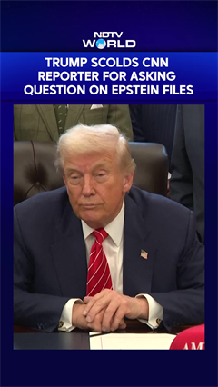 Trump Scolds CNN Reporter For Asking Question On Epstein Files