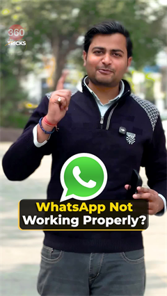 WhatsApp not working properly? Try this