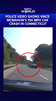 Police Video Shows Vince Mcmahon&rsquo;s 100 Mph Car Crash In Connecticut