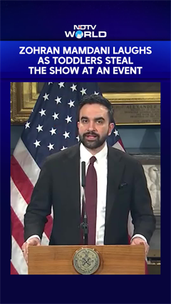 NYC Mayor Zohran Mamdani Laughs As Toddlers Steal Spotlight At Child Care Launch