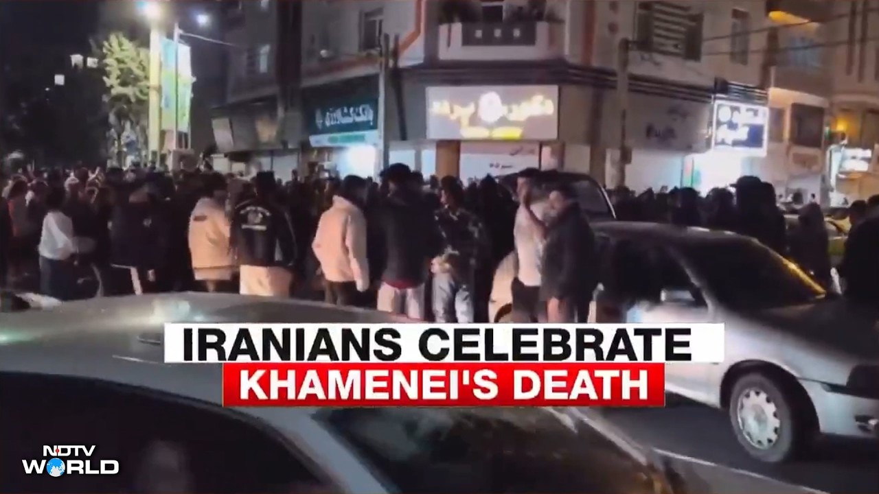 Celebrations In Tehran As News of Khamenei's Death Spreads