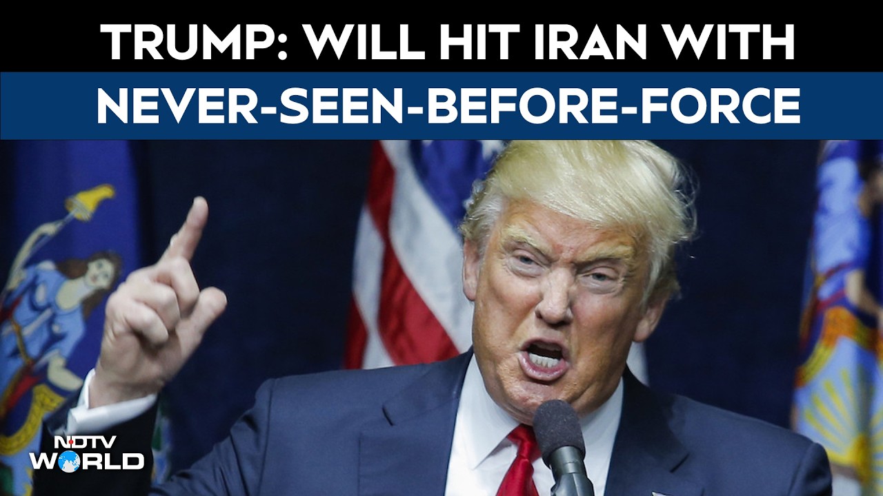 Trump On Iran | 'Will Hit Iran With Force Never Seen Before': Trump's Tit-For-Tat Warning