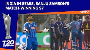 Sanju Samson's Redemption Arc Puts India Past West Indies And Into T20 World Cup Semi-Finals