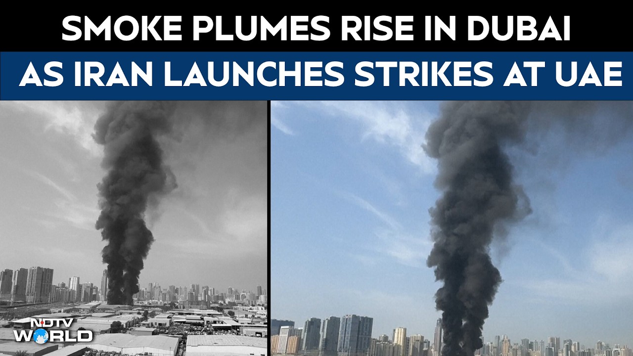 Israel-Iran War | Smoke Rises Over Sharjah, Dubai After Iranian Missile And Drone Strikes