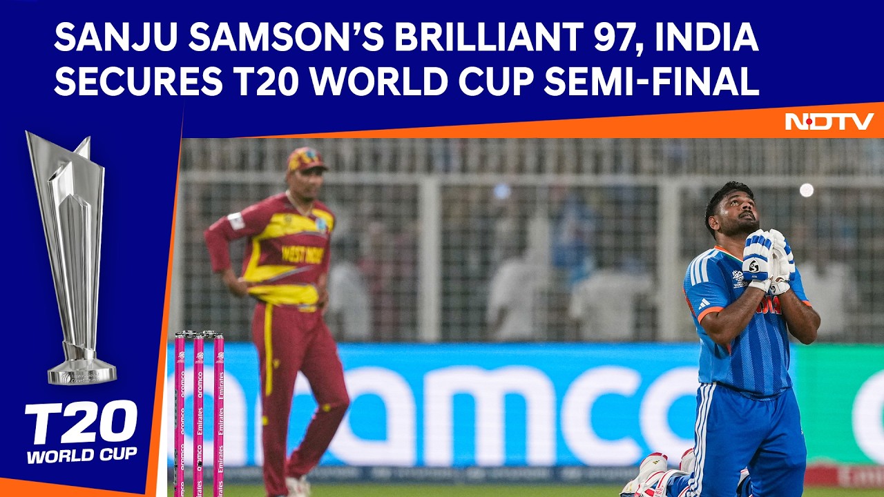 Sanju Samsonâs Brilliant 97 Powers India To Record Chase, Secures T20 World Cup Semi-Final