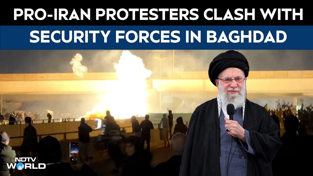 Pro-Iran Protesters Clash With Security Forces In Baghdad