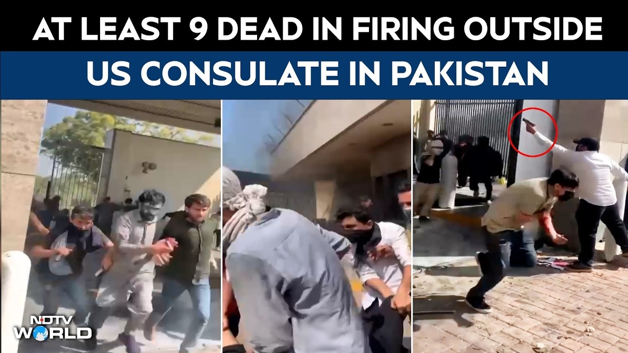 Deadly Clashes Erupt at US Consulate in Karachi, 9 Reported Killed
