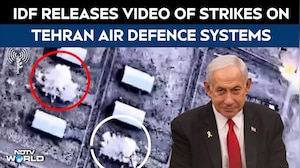 Israel Iran war | IDF Releases Video of Strikes on Tehran Air Defence Systems