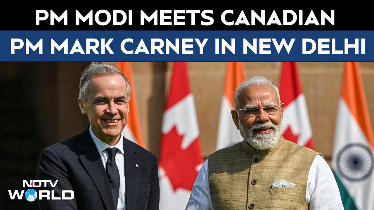 PM Modi Latest News | PM Modi Meets Canadian PM Mark Carney In New Delhi