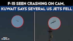 F15 Crash News | F-15 Seen Crashing On Camera, Kuwait Says Several US Warplanes Fell