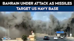 Iran Attack Bahrain | Bahrain Under Attack For Third Day As Missiles Target US Navy Base