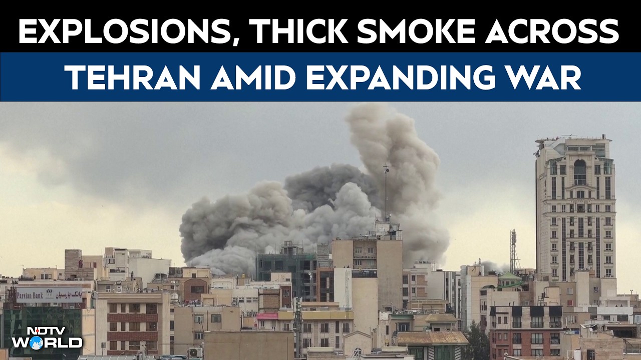 Israel Strikes Tehran | Explosions Shake Tehran, Several City Districts Hit By US-Israel Strikes