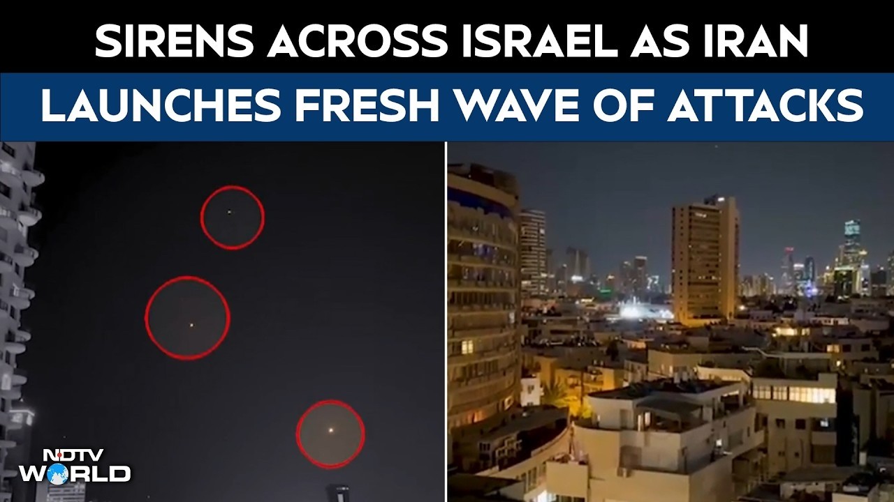 Iran News | Iran Intensifies Missile Barrage On Israel; Over 30 Intercepted By The Iron Dome