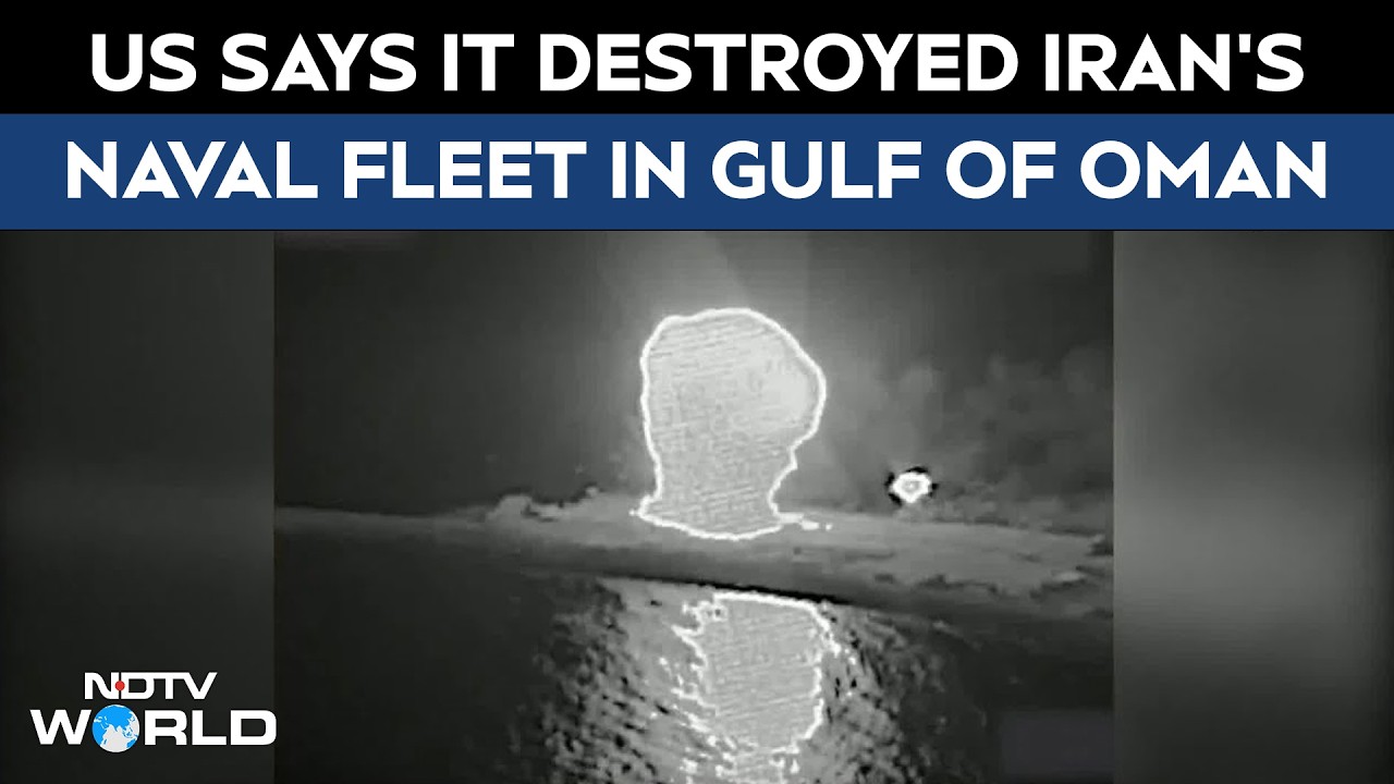 US Iran War Updates | US Military Says It Destroyed Iran’s Naval Fleet In The Gulf Of Oman