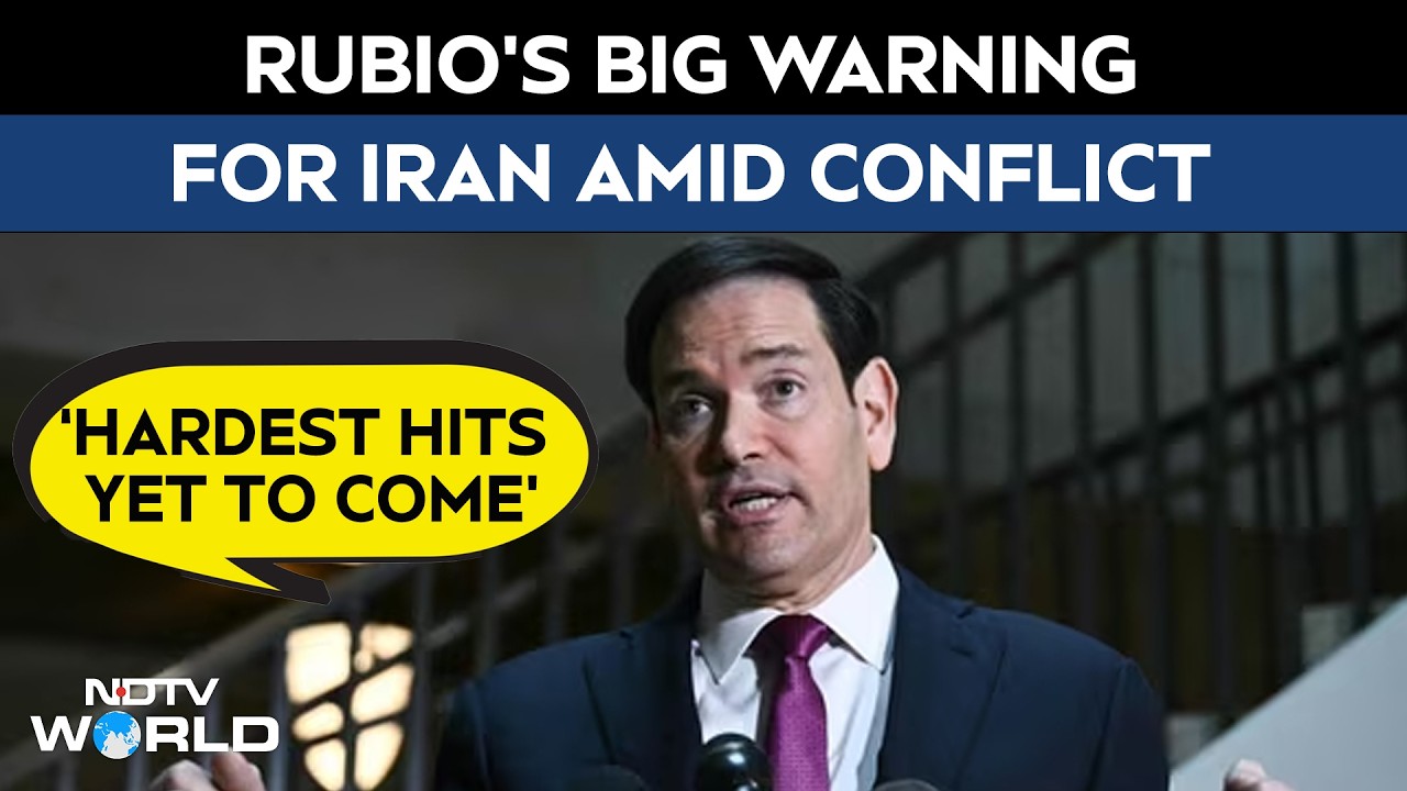 US Attack On Iran | Marco Rubio Warns: &lsquo;Hardest Strike On Iran Yet To Come&rsquo;
