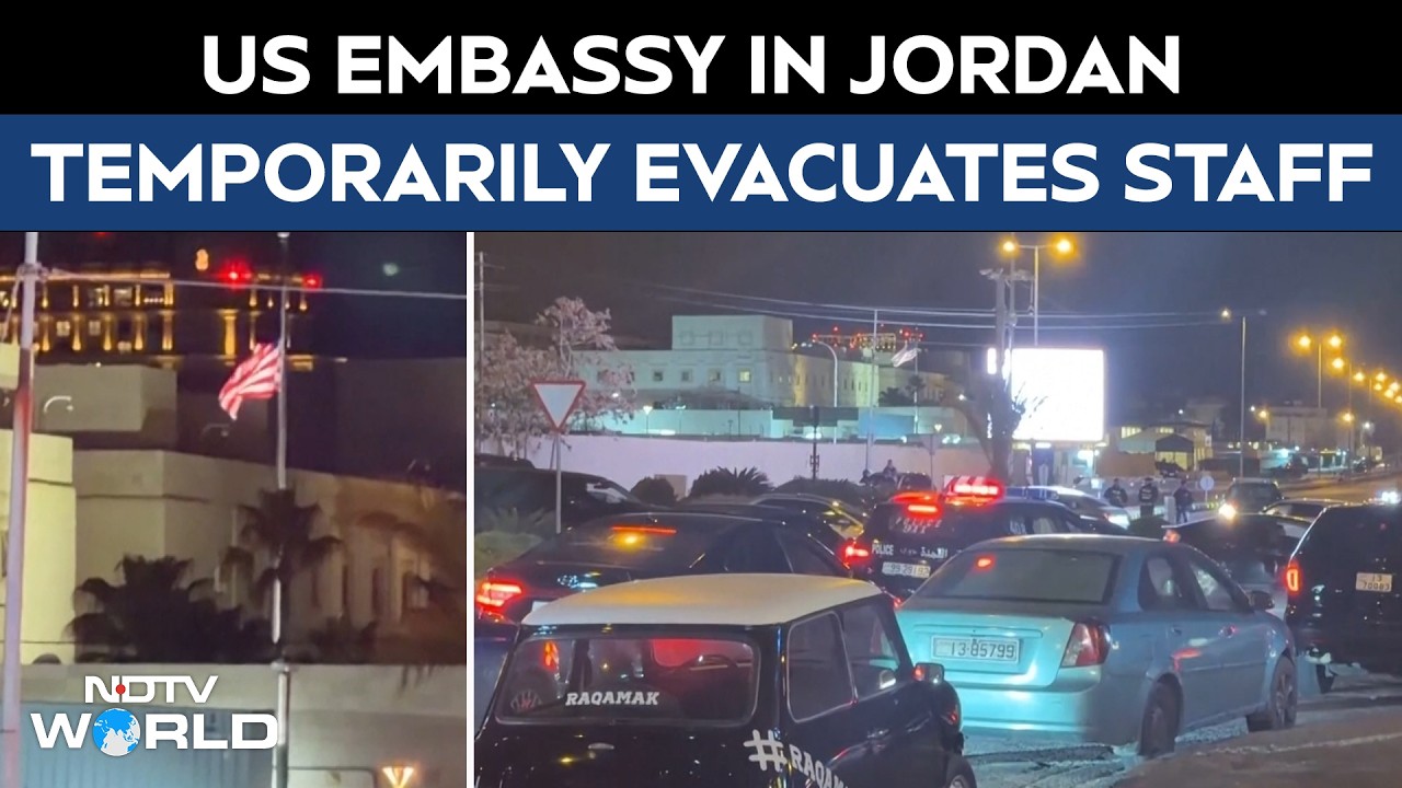 Iran Israel War | Jordan: US Embassy Staff Evacuated From Amman Amid Security Threat