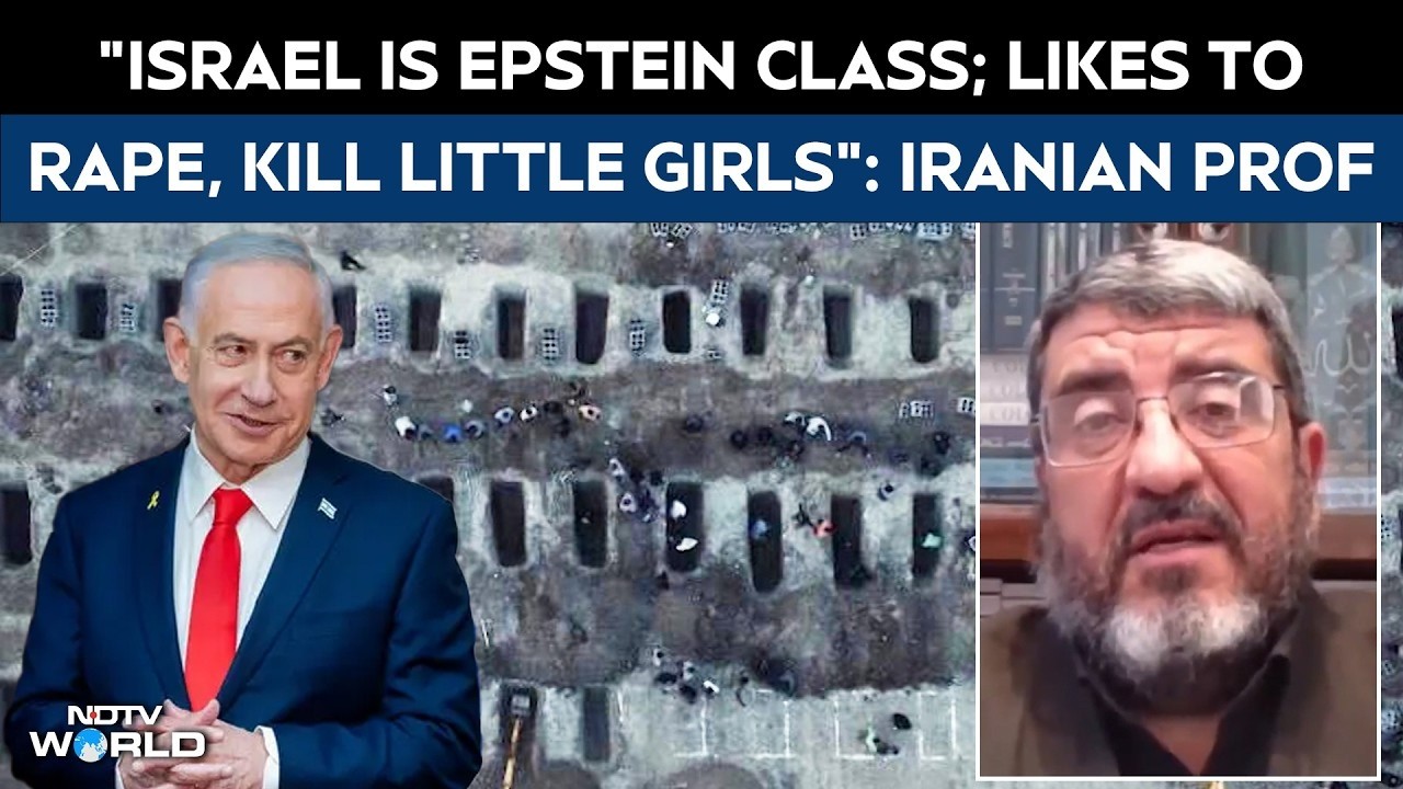 Iranian Professor Slams Israel: "They Are The Epstein Class; Like to Rape, Bomb & Kill Little Girls"