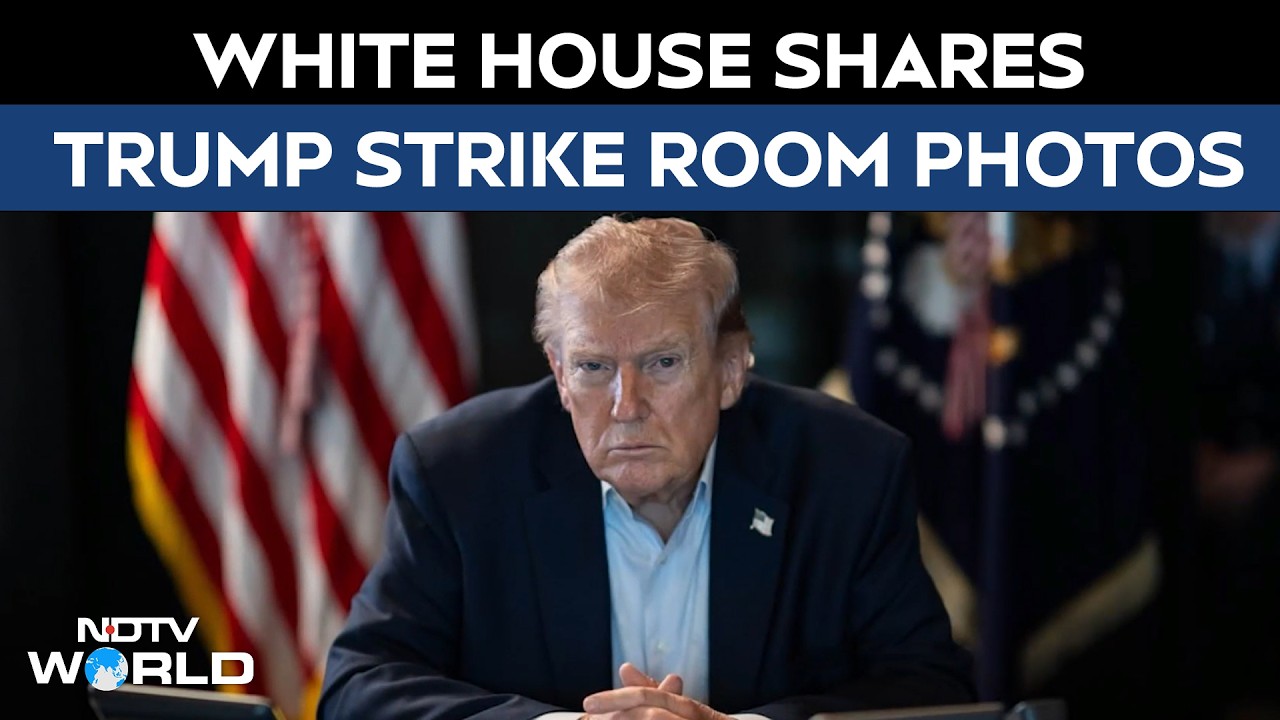 Trump News | White House Releases Photo Of Trump Overseeing 'Operation Epic Fury'