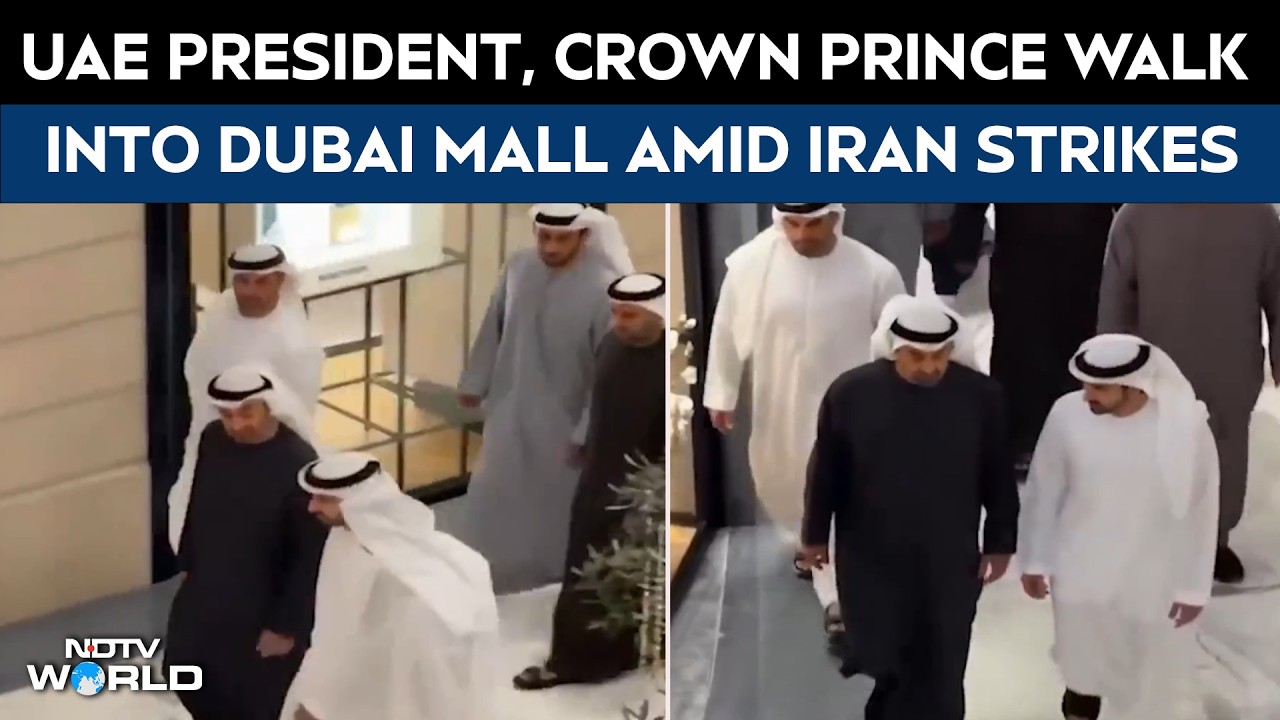 UAE President, Crown Prince Walk Into Dubai Mall Amid Iran Strikes