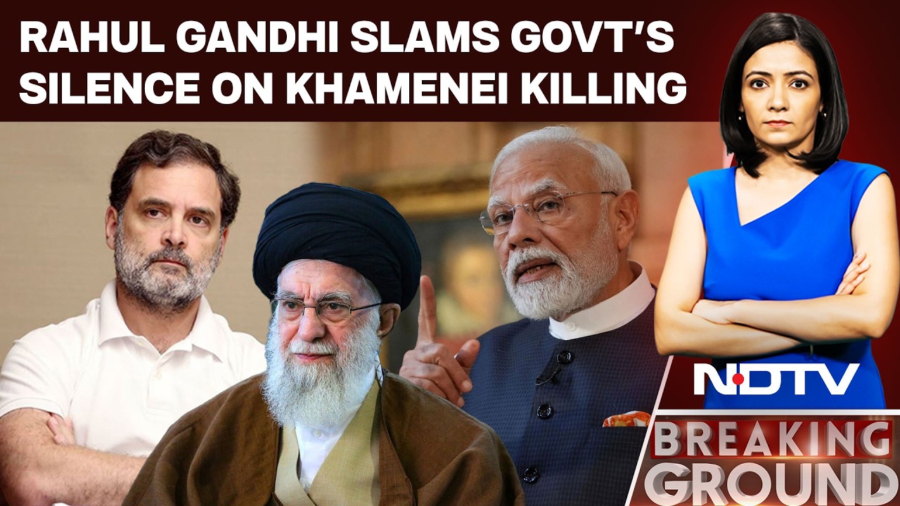 Rahul Gandhi News | Rahul Gandhi Slams Centre Over Silence On Iran Crisis