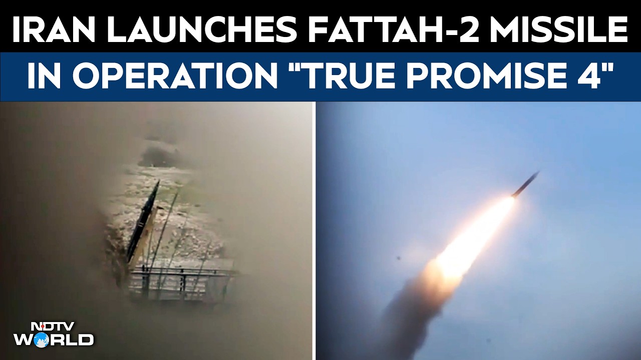 Fattah 2 Missile | Iran Launches Fattah‑2 Hypersonic Missile In Operation “True Promise 4”