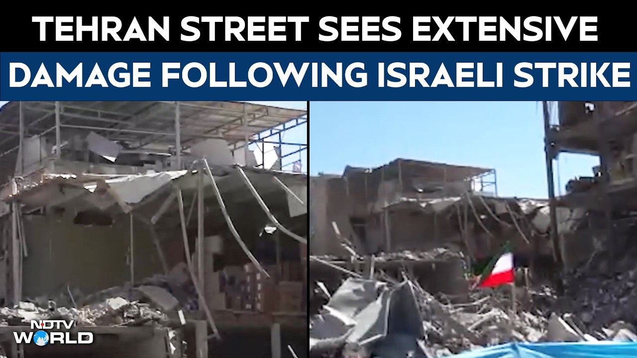 Ferdowsi Street, Tehran Bears Extensive Damage After Airstrikes