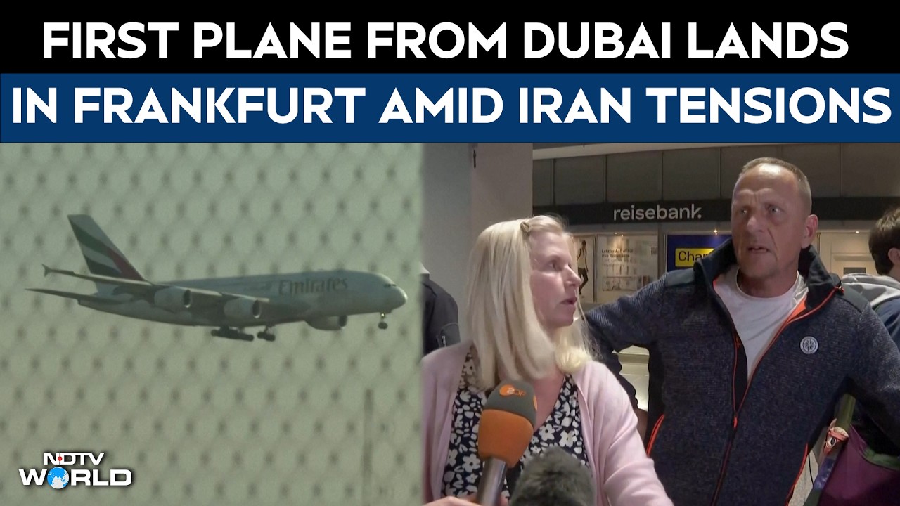 First Plane From Dubai Lands In Frankfurt With Thousands Of People Stranded In Middle East
