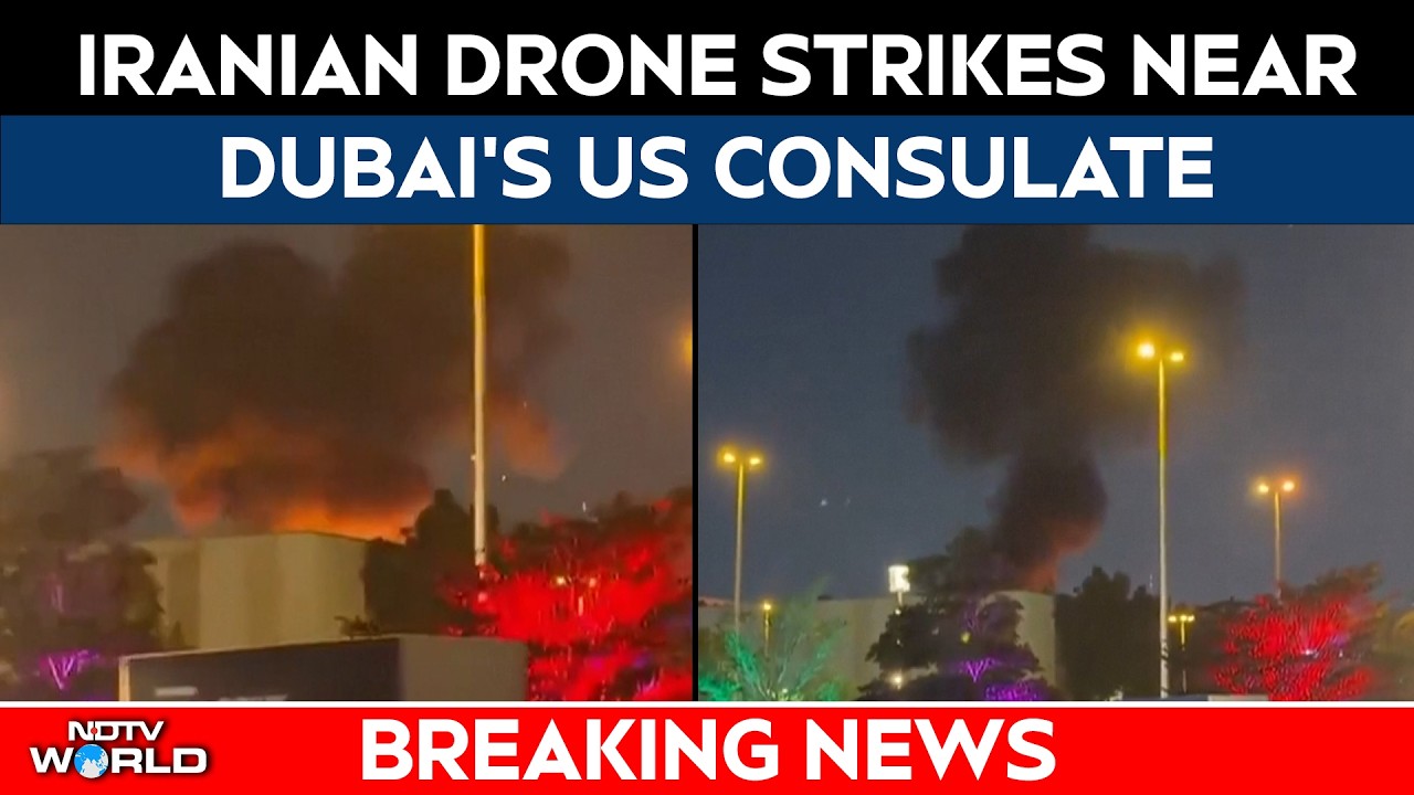 Iranian Drone Causes Huge Explosion Near US Consulate In Dubai