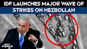 Israel Attacks Hezbollah | Israel Intensifies Strikes On Hezbollah; 60 Targets Hit In Lebanon