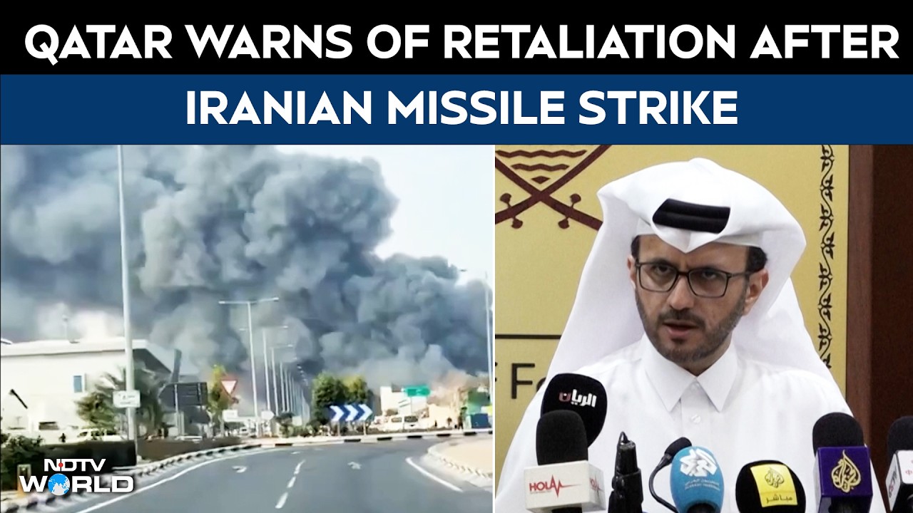 Iran Attacks Qatar | Iran Fires Ballistic Missiles at Qatar; Doha Says 'Red Lines Crossed'