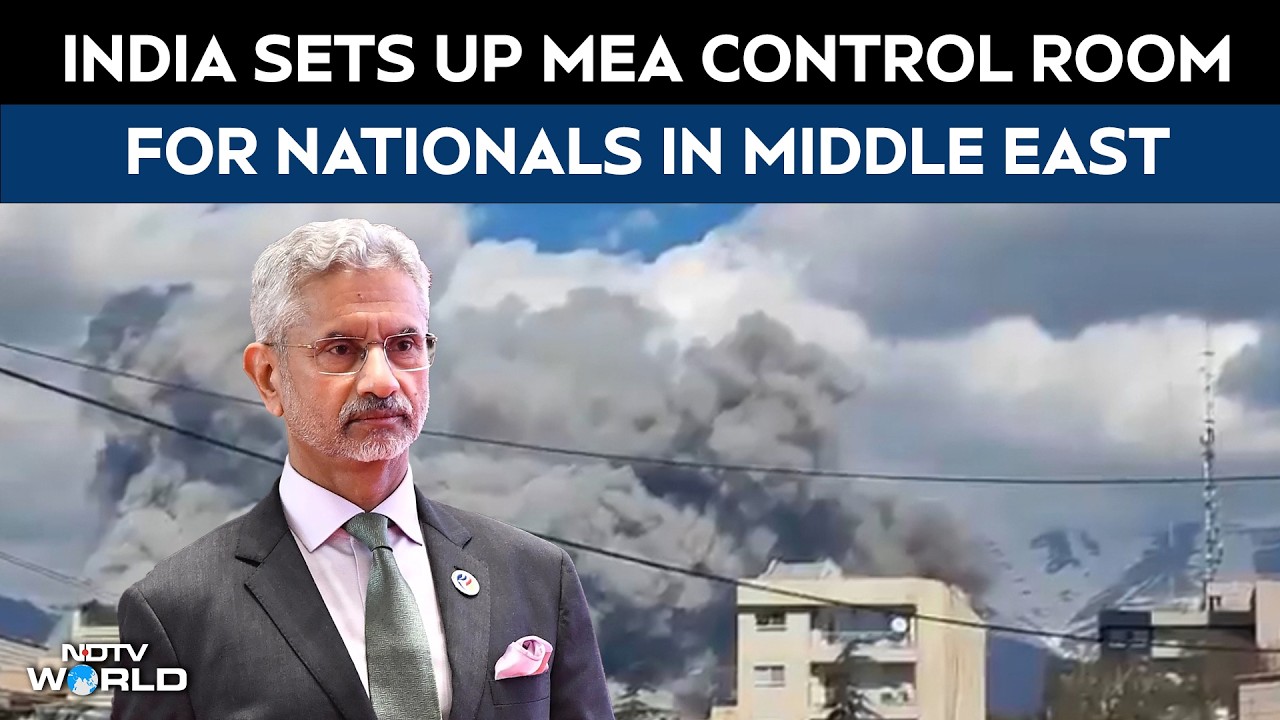 India Sets Up Control Room As Middle East Conflict Intensifies