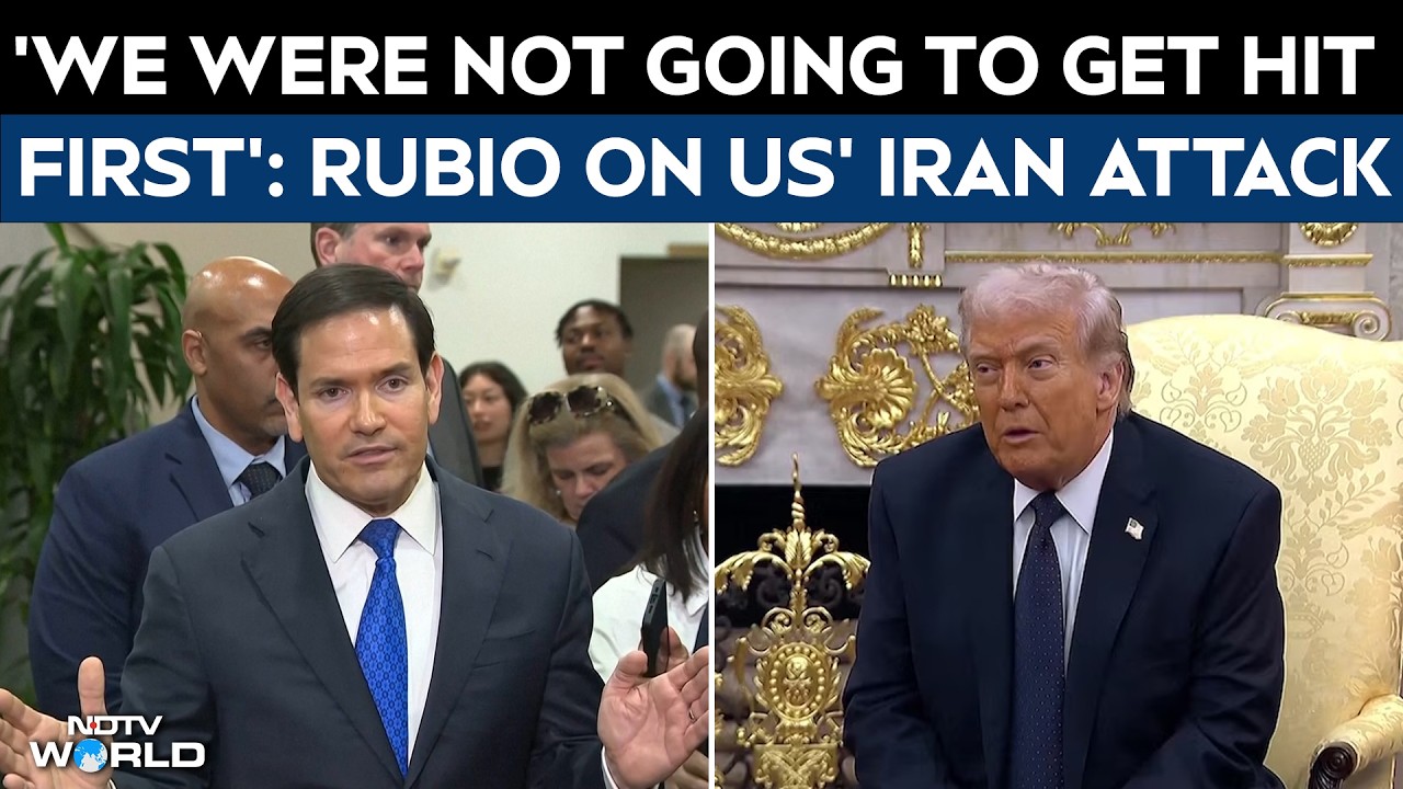 US Strikes Iran | 'We Were Not Going To Get Hit First': Rubio Defends Trump Decision To Strike Iran