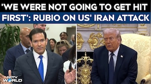 US Strikes Iran | 'We Were Not Going To Get Hit First': Rubio Defends Trump Decision To Strike Iran