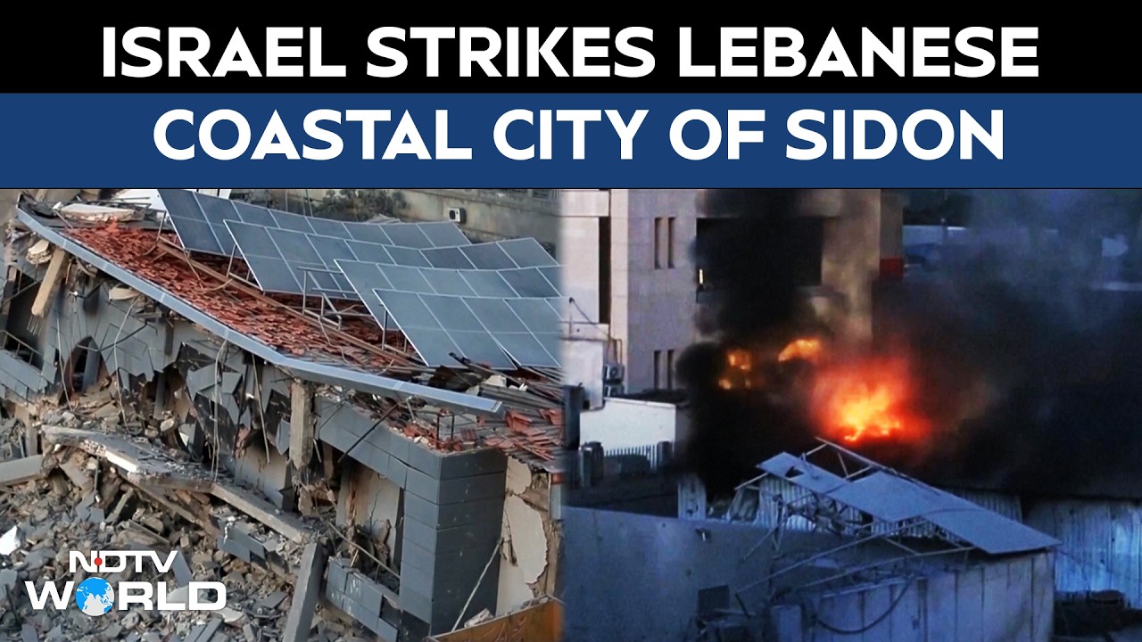 Israel Strikes Lebanese Coastal City Of Sidon
