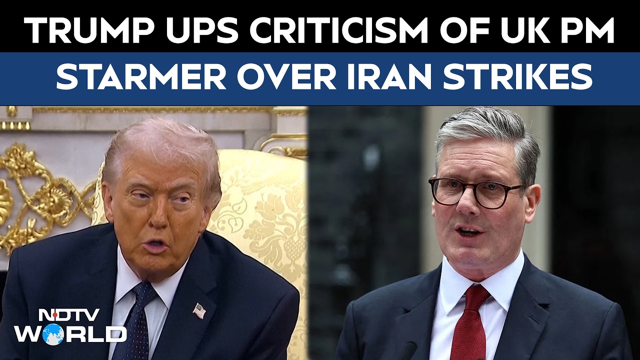 Trump Slams Starmer | 'Not Churchill': Trump Ups Criticism Of UK PM Starmer Over Iran Strikes