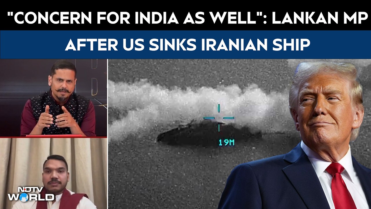 "Concern For India As Well": Sri Lankan MP To NDTV After US Sinks Iranian Ship
