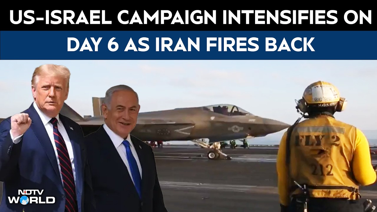 US-Israel Campaign Intensifies On Day 6 As Iran Fires Back
