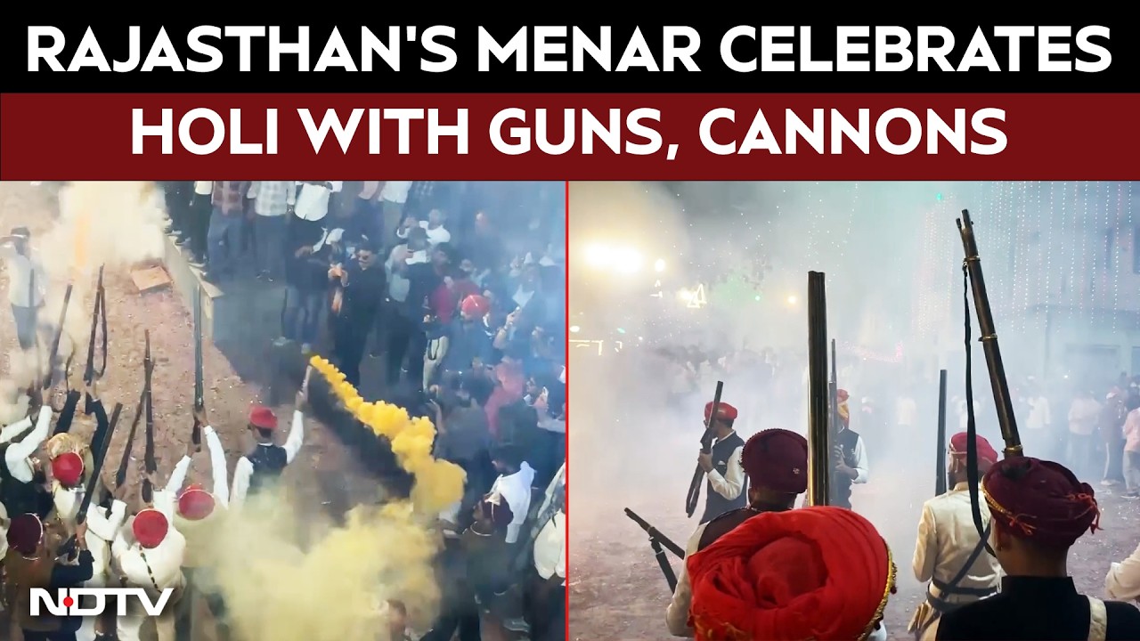 Holi 2026 | Holi With Gunfire: Rajasthan's Menar Village Marks 400-Year-Old Victory