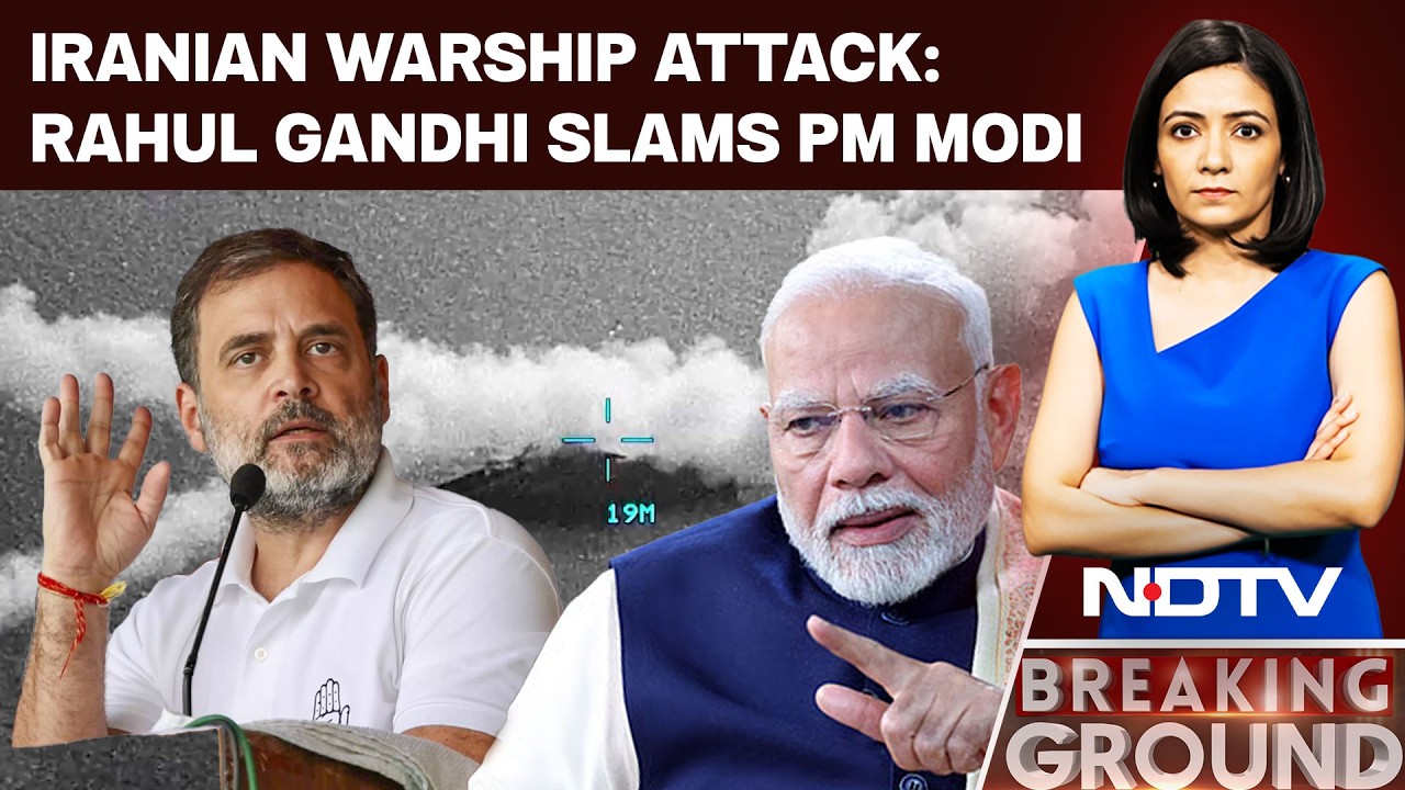 Rahul Gandhi Slams PM Modi Over Silence On Iranian Warship Attack