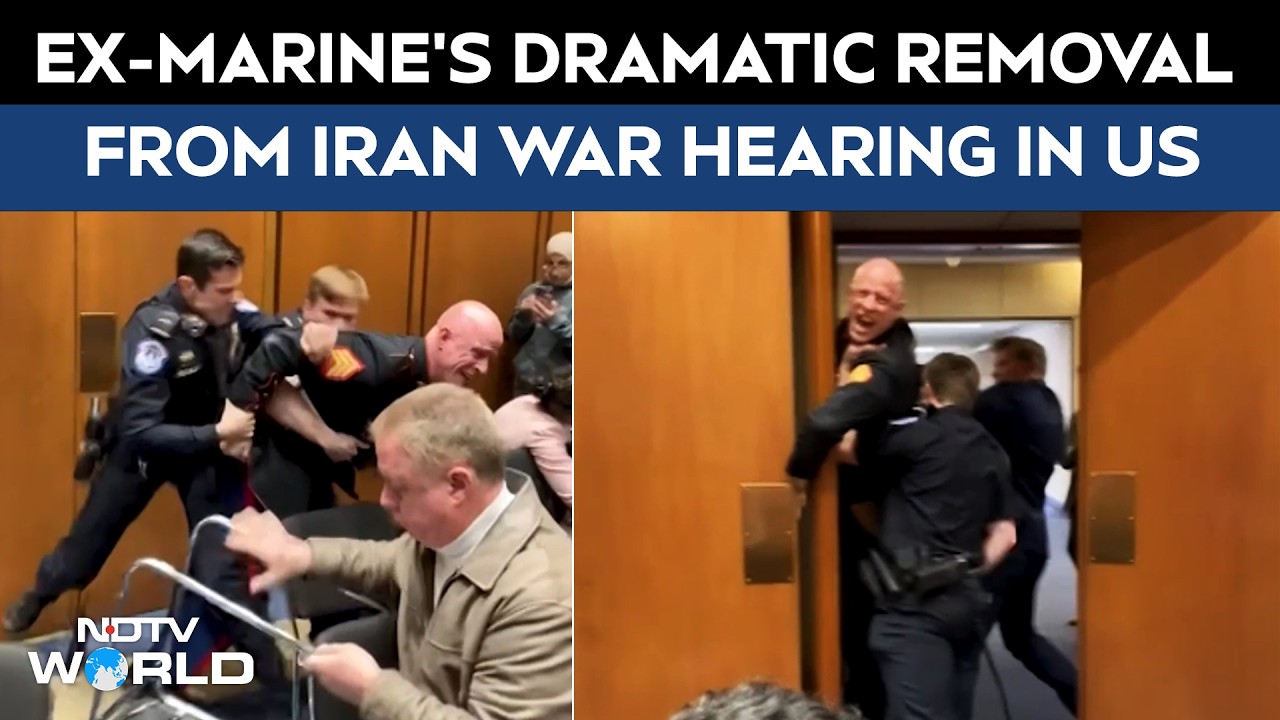 US Veteran Has Arm Broken During Dramatic Removal From Iran War Hearing