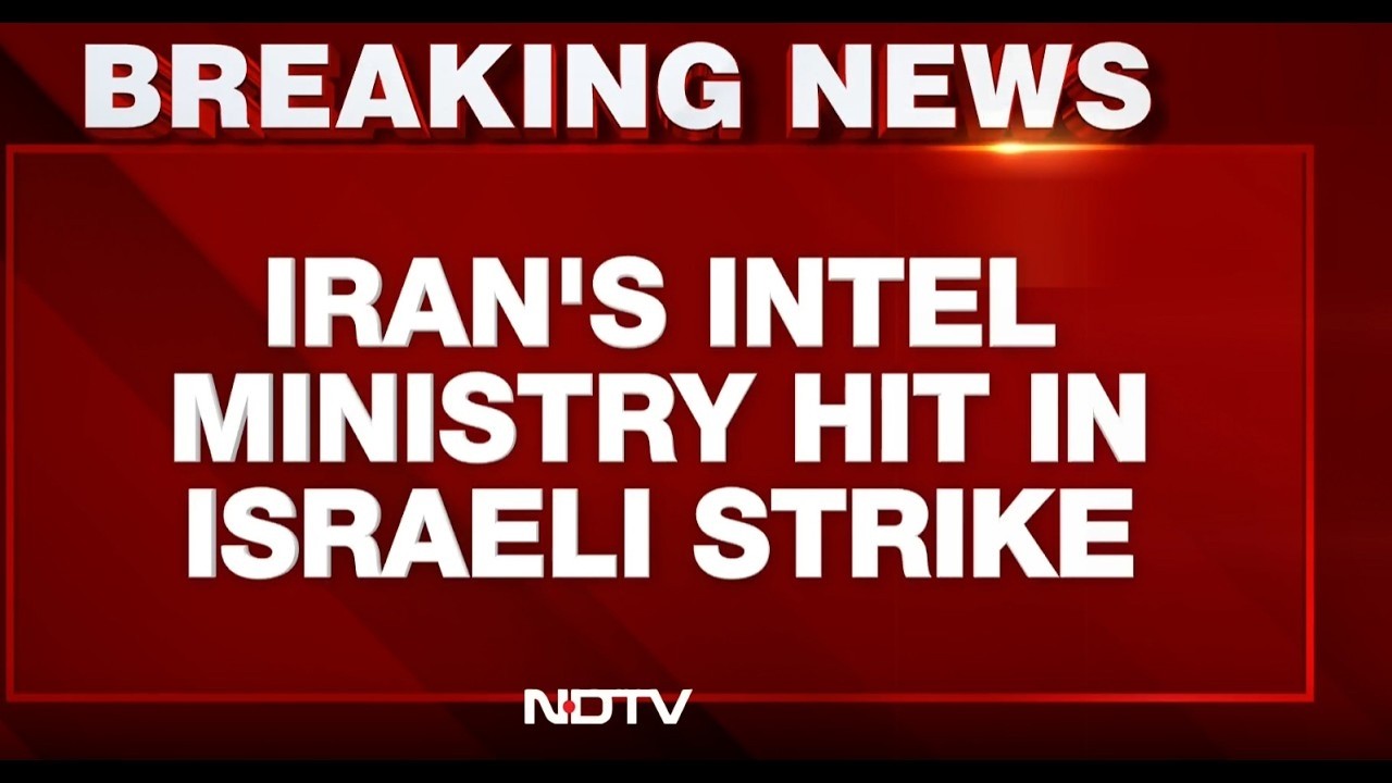 Irans Intelligence Ministry Hit in Strike In Tehran | Iran Israel war | Blast In Tehran