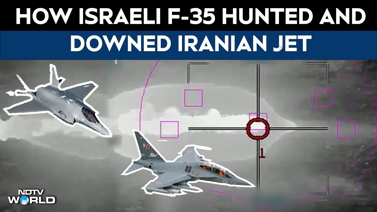 Iran Fighter Jet | How Israeli F-35 Hunted And Downed Iranian Yak-130 Jet
