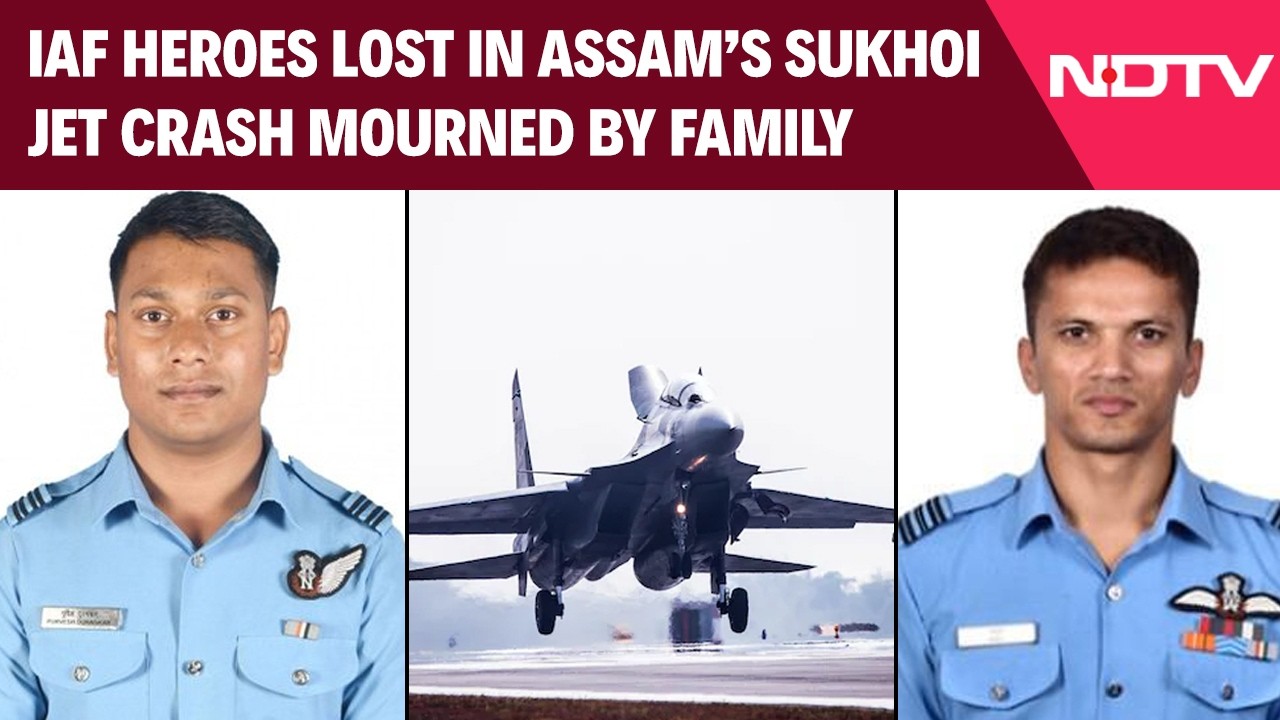 Families And Neighbours Mourn IAF Heroes Lost In Sukhoi Jet Crash In Assam