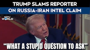 Trump Latest News | &ldquo;Stupid Question&rdquo;: Trump Snaps At Reporter On Russia-Iran Intel Claim