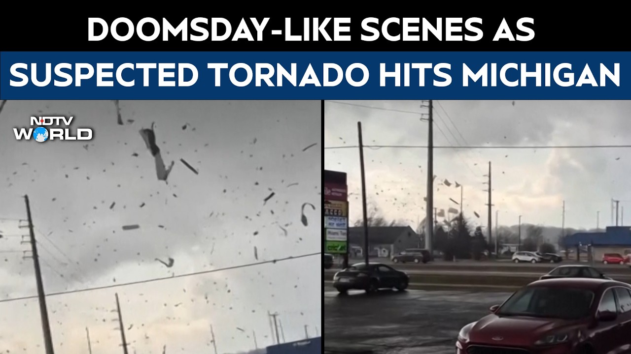West Michigan Tornado News | Suspected Tornado Strikes Southwest Michigan, Debris Sent Flying