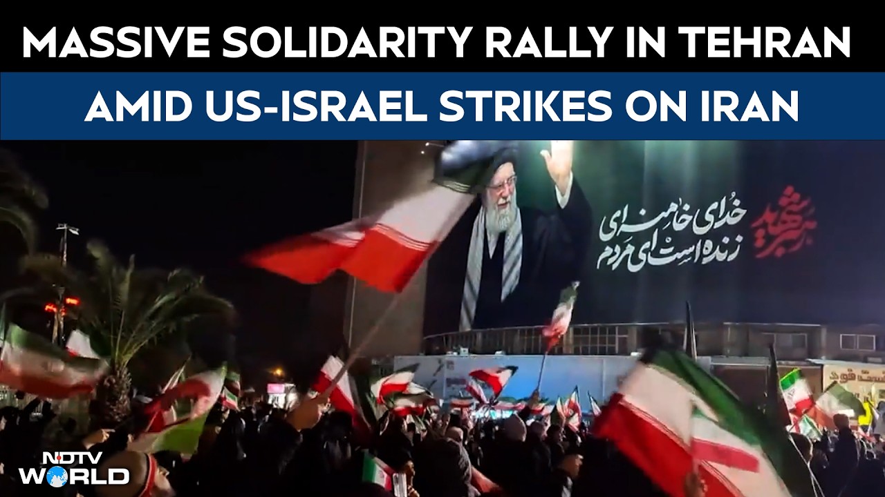 Iran Latest News Today | Massive Solidarity Rally In Tehran Amid US-Israel Strikes On Iran