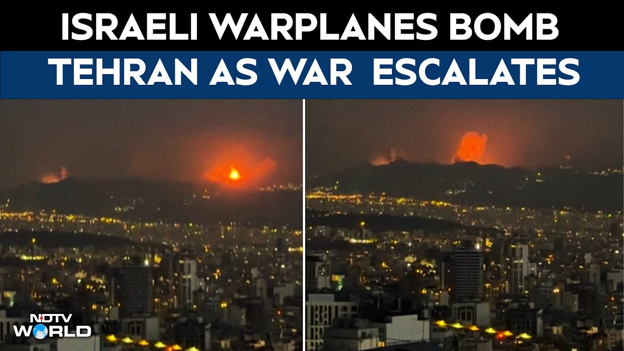Iran Latest News | Israeli Warplanes Bomb Tehran As War In The Region Escalates