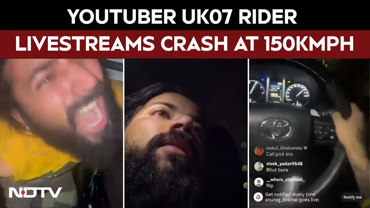 UK07 Rider Crash Video | Anurag Dobhal Livestreams Crash At 150kmph: &ldquo;Give Me Love In My Next Birth&rdquo;